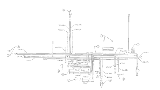 Electrical B&s Overhead Valve Diagram and Parts List for 13AM675G062 2000 Yard Machines Lawn Tractor